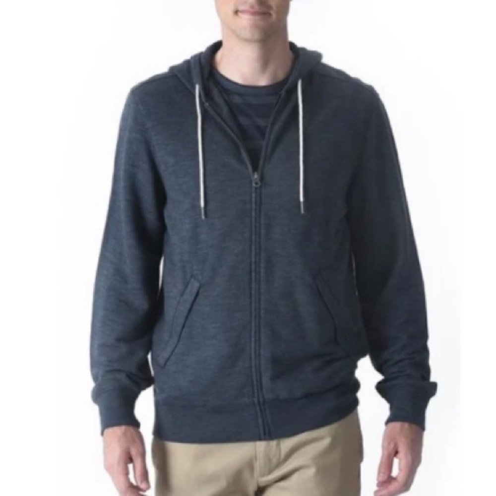 Grayers Heather Montague Zip Hoodie Sweatshirt